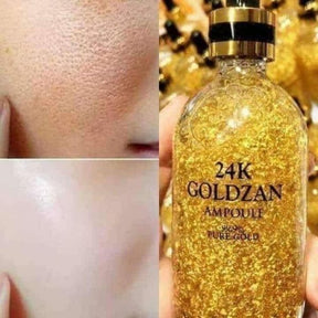 24K Goldzan Facial Serum Ampoule Pure Gold 99.9% Maison De Nature 100 ml - Shopping Global