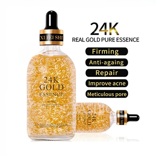 24K Goldzan Facial Serum Ampoule Pure Gold 99.9% Maison De Nature 100 ml - Shopping Global