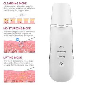 Cleansing Skin Dirt Machine & Skincare ProductsBlackhead Shovel Machine For Facial Skin Scrubber Lifting Moisturizing | Blackhead Remover Facial Cleansing Tool (white) - Shopping Global