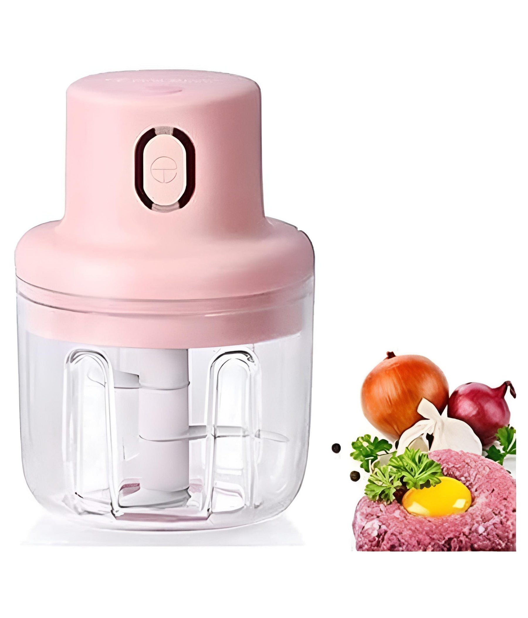 Portable Mini Electric Garlic Food Chopper - Shopping Global