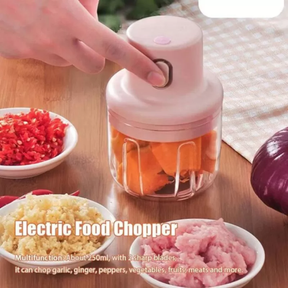 Portable Mini Electric Garlic Food Chopper - Shopping Global