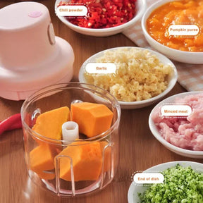 Portable Mini Electric Garlic Food Chopper - Shopping Global