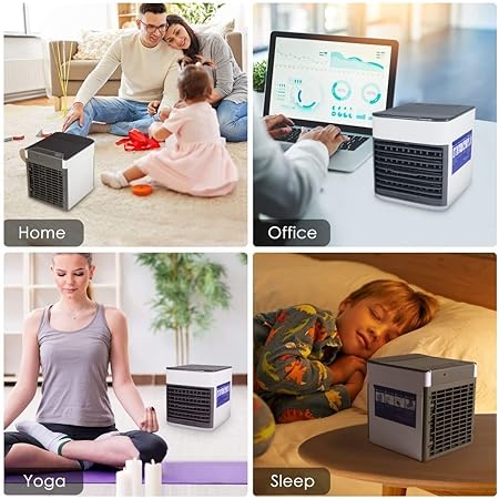 Mini Usb 3 In 1 Air Cooler (usb Operated) , Portable Personal Air Conditioner | Arctic Air Ultra Portable Home Air Cooler - Shopping Global