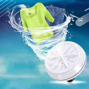 3 In 1 Mini Washing Machine Portable Rotating washer - Shopping Global