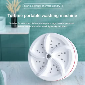 3 In 1 Mini Washing Machine Portable Rotating washer - Shopping Global