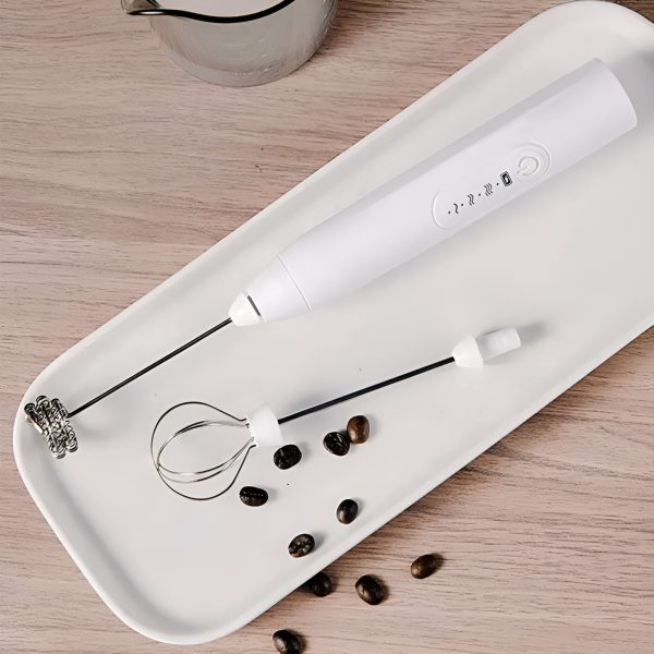 Usb Rechargeable Coffee Blender Mixer Foamer Food Blender |&nbsp;Handheld Electric Milk Frother Whisk Egg Beater - Shopping Global