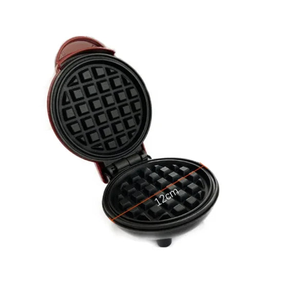 Mini Waffle Maker Breakfast Machine Non Stick Easy Clean&nbsp;| A Versatile Mini Waffle Maker With A Non-Stick Surface For Quick Breakfasts, Snacks And Desserts - Compact Roaster - Shopping Global