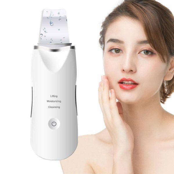 Cleansing Skin Dirt Machine & Skincare ProductsBlackhead Shovel Machine For Facial Skin Scrubber Lifting Moisturizing | Blackhead Remover Facial Cleansing Tool (white) - Shopping Global