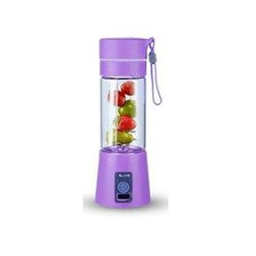 Portable Juicer Blender - 380ml Capacity, 6 Blades - Usb Chargeable Juicer Blender 6 Blades 380ml Fruit Vegetable Blender (random Color) - Shopping Global